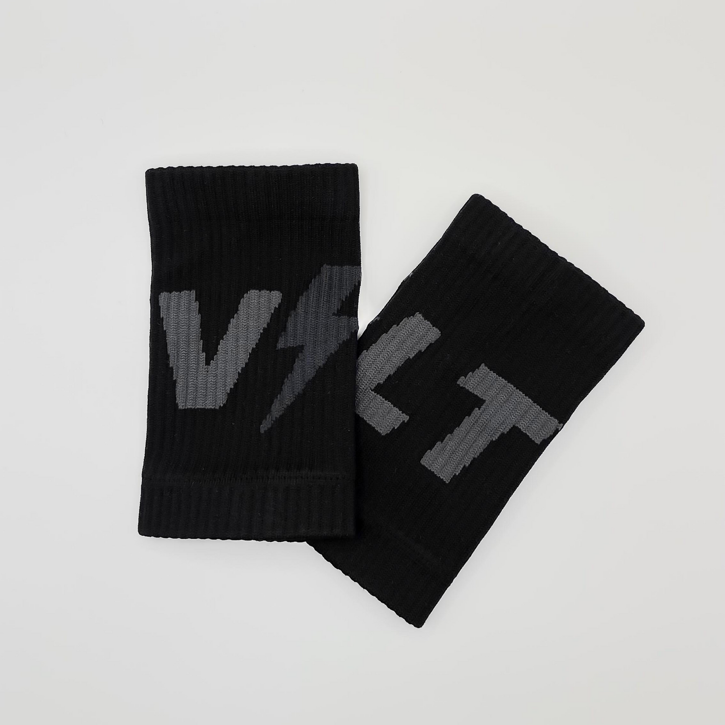 train.VOLT wrist Sweatbands BlackOut CrossFit Gymnastic Accessories, Lay Flat 1