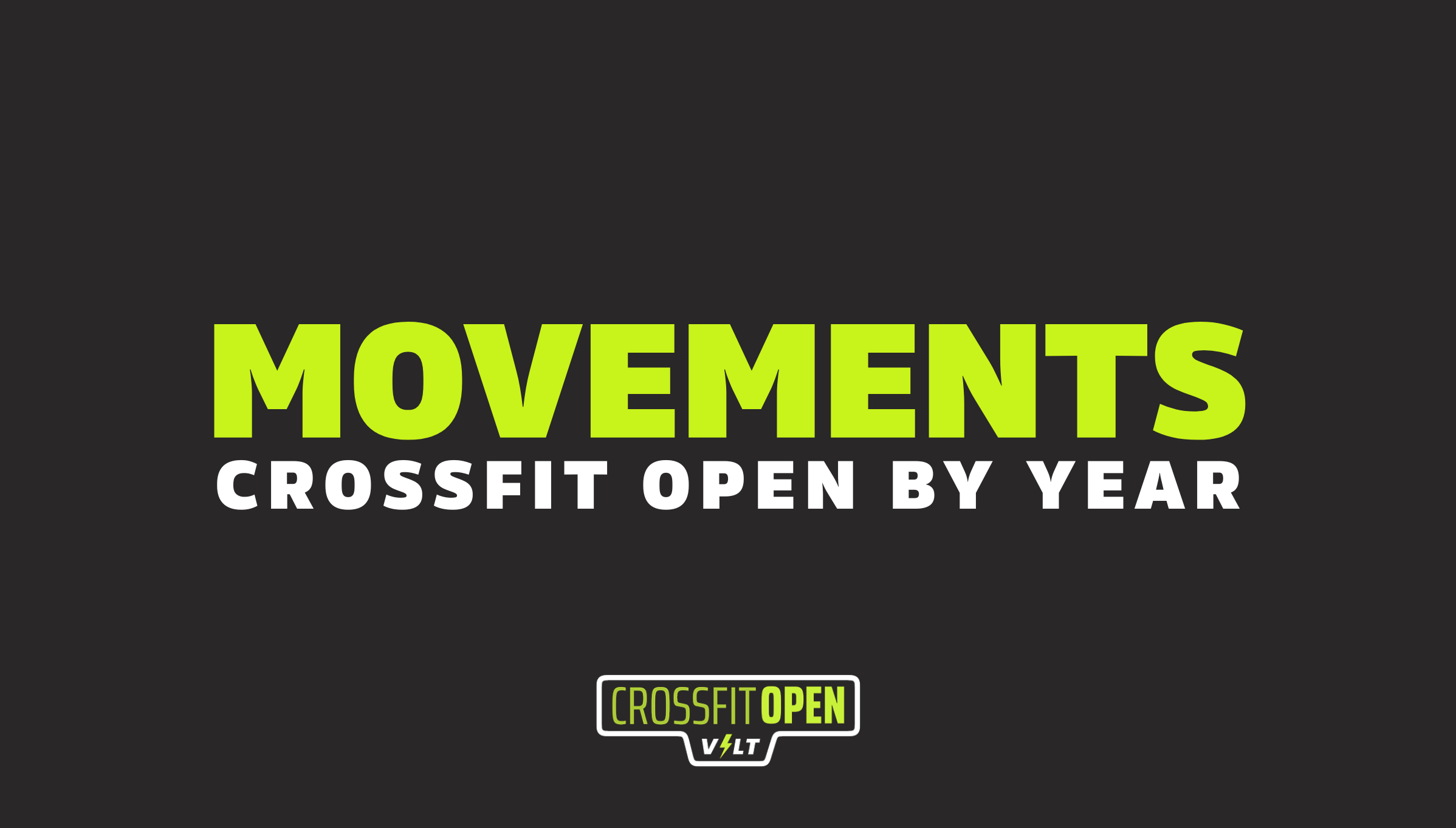 Gymnastics Always Shows Up in the CrossFit Open (The Data Proves It)